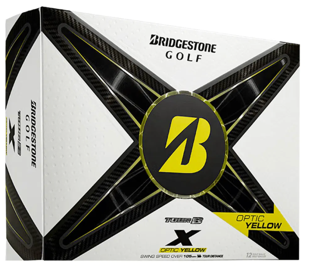 Bridgestone Tour B X Yellow 2025 golf balls