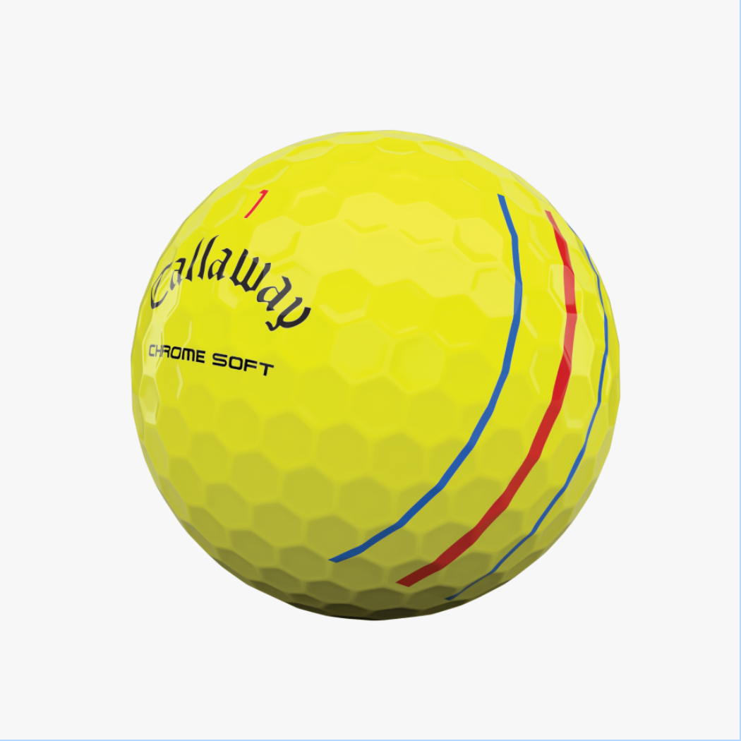 Callaway Chrome Soft X 17 golf ball yellow dozen