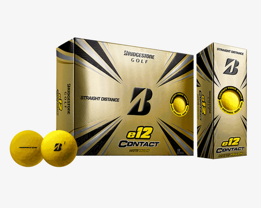Bridgestone e12 Contact Matte Yellow golf balls