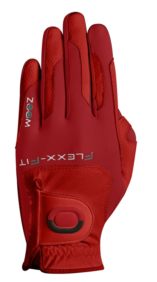 Zoom Weather red golf glove