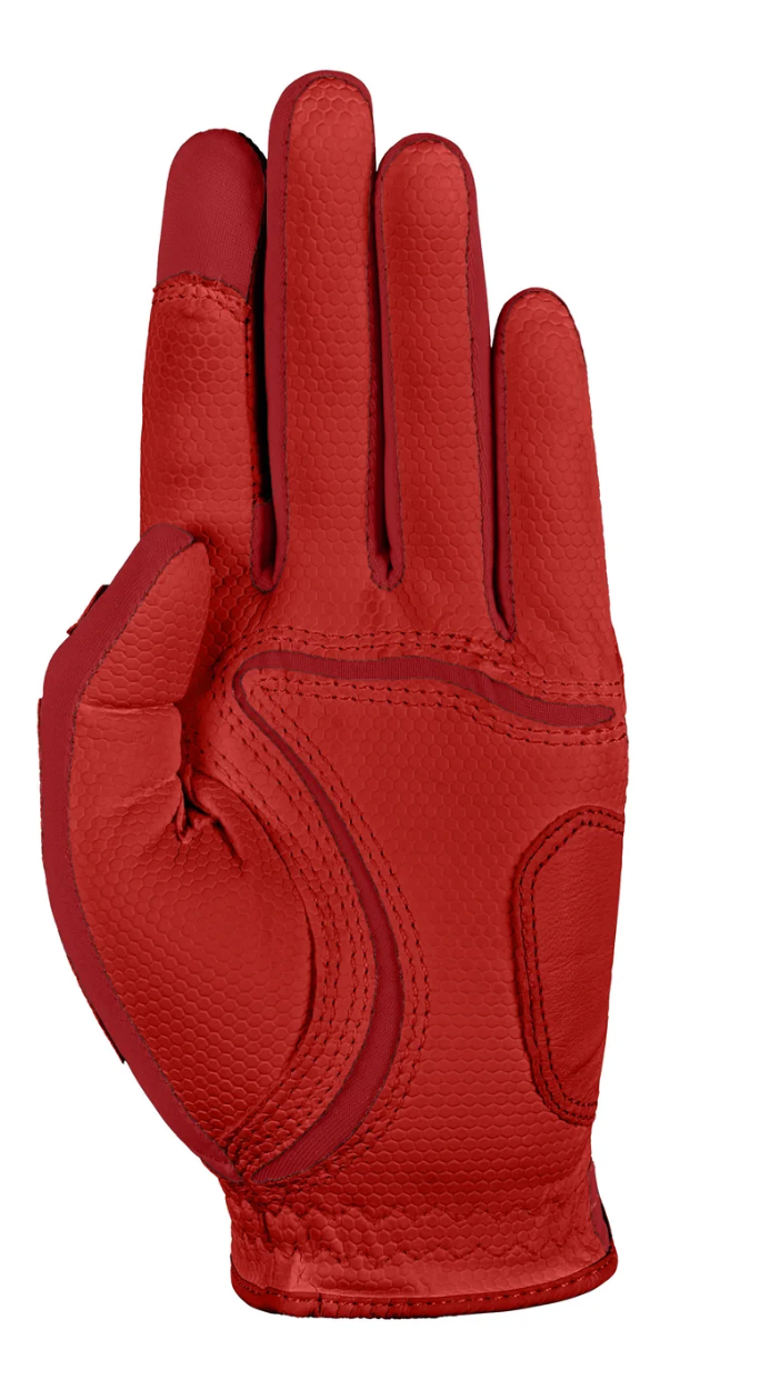 Zoom Weather red golf glove