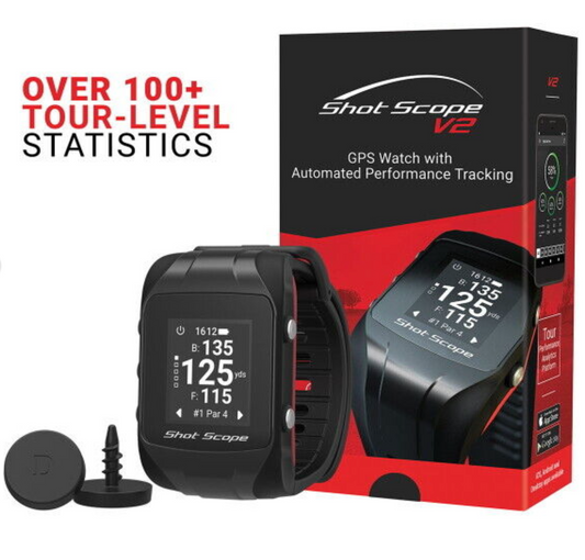 Shot Scope V2 GPS Smart Watch "The World's Smartest Golf Watch"