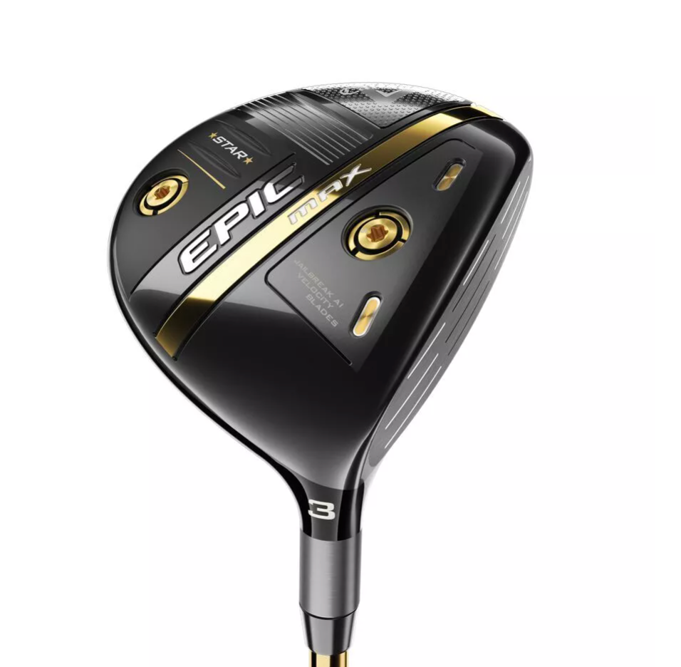 Callaway Epic MAX Star 15º 3 Fairway Wood Mamiya ATTAS graphite regular shaft